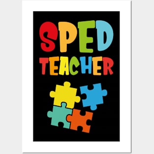 SPED Special Education Teacher educators gift Posters and Art